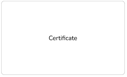 Certificate 1
